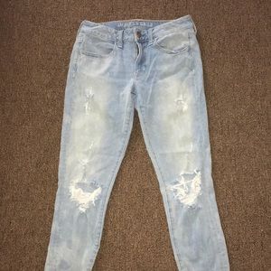 American eagle jeans light wash